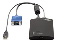 StarTech.com Adaptateur crash cart pour PC portable - Console KVM vers USB 2.0 - USB A (M) - PS/2 (M) - VGA (M) - KVM portable - Commutateur KVM - 1 x KVM port(s) - 1 utilisateur local - de bureau NOTECONS01