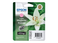 Epson T0596 - 13 ml - magenta clair - originale - blister - cartouche d'encre - pour Stylus Photo R2400 C13T05964010