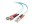 C2G LC-ST 10Gb 50/125 OM3 Duplex Multimode PVC Fiber Optic Cable (LSZH) - Câble de réseau - ST multi-mode (M) pour LC multi-mode (M) - 2 m - fibre optique - 50 / 125 microns - OM3 - sans halogène - turquoise