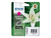 Epson T0593 - 13 ml - magenta - original - blister - cartouche d'encre - pour Stylus Photo R2400 C13T05934010