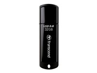 Transcend JetFlash 350 - Clé USB - 32 Go - USB 2.0 - noir TS32GJF350