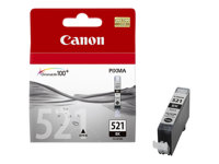 Canon CLI-521BK - 9 ml - photo noire - originale - réservoir d'encre - pour PIXMA iP3600, iP4700, MP540, MP550, MP560, MP620, MP630, MP640, MP980, MP990, MX860, MX870 2933B001