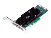 Broadcom MegaRAID 9560-16i - Contrôleur de stockage (RAID) - 16 Canal - SATA 6Gb/s / SAS 12Gb/s / PCIe 4.0 (NVMe) - RAID RAID 0, 1, 5, 6, 10, 50, JBOD, 60 - PCIe 4.0 x8 05-50077-00