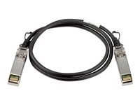 D-Link Direct Attach Cable - Câble d'empilage - SFP+ pour SFP+ - 1 m - pour DGS 3630; DMS 3130; DXS 1100, 1210, 3400, 3600; Web Smart DXS-1210-12 DEM-CB100S