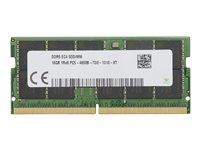 HP - DDR5 - module - 16 Go - SO DIMM 260 broches - 4800 MHz / PC5-38400 - mémoire sans tampon - ECC - pour Workstation Z2 G9 4M9Y6AA