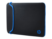 HP Chroma - Housse d'ordinateur portable - 14" - noir, bleu V5C27AA#ABB