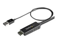 StarTech.com HD2DPMM2M Câble adaptateur HDMI vers DisplayPort - 2 m - 4K 30 Hz - DisplayPort 1.2 à HDMI 1.4 - Câble vidéo - HDMI, USB (alimentation uniquement) mâle pour DisplayPort mâle - 2 m - noir - support 4K, actif HD2DPMM2M