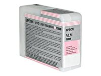 Epson - 80 ml - Magenta vif clair - original - cartouche d'encre - pour Stylus Pro 3880, Pro 3880 Mirage Edition, Pro 3880 Signature Worthy Edition C13T580B00