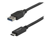 StarTech.com Câble USB vers USB-C de 1 m - USB 3.1 (10 Gbps) - Certifié USB-IF - Câble USB A vers USB Type-C - Noir (USB31AC1M) - Câble USB - 24 pin USB-C (M) pour USB type A (M) - USB 3.1 - 1 m - noir - pour P/N: DKM30CHDPD, DKM30CHDPDUE, HB31C2A2CME, HB31C3A1CME, PEXUSB312A1C1H, PEXUSB312A2C2V USB31AC1M
