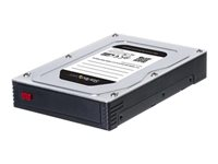 StarTech.com Adaptateur disque dur SATA/SAS de 2,5 pouces vers 3,5 pouces - Support SSD/HDD de 2,5" vers 3,5" - Convertisseur HDD/SSD SATA - Boitier externe - 2.5" - SATA 6Gb/s / SAS 6Gb/s - SAS 6Gb/s, SATA 6Gb/s - noir, argent 25SATSAS35HD