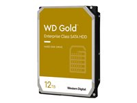 WD Gold WD121KRYZ - Disque dur - 12 To - interne - 3.5" - SATA 6Gb/s - 7200 tours/min - mémoire tampon : 256 Mo WD121KRYZ