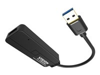 Adaptateur professionnel USB-A vers HDMI de qualité installation VISION - GARANTIE À VIE - se branche sur l'USB et présente une prise HDMI de taille standard - ne fonctionne pas sur mac - résolution maximale 1920 x 1200 - USB-A 3.0 (M) vers HDMI (F) - pil TC-USBHDMI