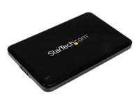 StarTech.com Boîtier disque dur externe USB 3.0 SATA/SSD 2.5" avec UASP pour HDD 7mm - Boitier USB 3.0 SATA III 2,5 pouces - Noir - Boitier externe - 2.5" - SATA 6Gb/s - USB 3.0 - noir S2510BPU337