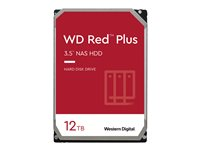 WD Red Plus WD120EFBX - Disque dur - 12 To - interne - 3.5" - SATA 6Gb/s - 7200 tours/min - mémoire tampon : 256 Mo WD120EFBX