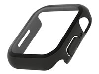Belkin SCREENFORCE TemperedCurve - Pare-chocs pour montre intelligente - protecteur d'écran - polycarbonate, verre trempé (9H) - noir - pour Apple Watch (44 mm, 45 mm) OVG003ZZBK-REV