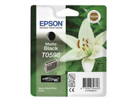Epson T0598 - 13 ml - noir mat - original - blister - cartouche d'encre - pour Stylus Photo R2400 C13T05984010