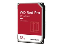 WD Red Pro WD181KFGX - Disque dur - 18 To - interne - 3.5" - SATA 6Gb/s - 7200 tours/min - mémoire tampon : 512 Mo WD181KFGX