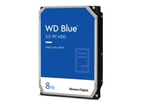 WD Blue WD80EAAZ - Disque dur - 8 To - interne - 3.5" - SATA 6Gb/s - 5640 tours/min - mémoire tampon : 256 Mo WD80EAAZ