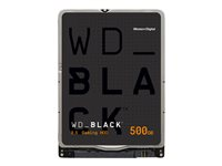 WD Black WD5000LPSX - Disque dur - 500 Go - interne - 2.5" - SATA 6Gb/s - 7200 tours/min - mémoire tampon : 64 Mo WD5000LPSX