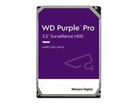 WD Purple Pro WD181PURP - Disque dur - 18 To - interne - 3.5" - SATA 6Gb/s - 7200 tours/min - mémoire tampon : 512 Mo WD181PURP