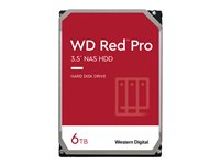 WD Red Pro WD6003FFBX - Disque dur - 6 To - interne - 3.5" - SATA 6Gb/s - 7200 tours/min - mémoire tampon : 256 Mo WD6003FFBX