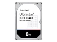 WD Ultrastar DC HC310 HUS728T8TAL5201 - Disque dur - chiffré - 8 To - interne - 3.5" - SAS 12Gb/s - 7200 tours/min - mémoire tampon : 256 Mo - TCG Encryption 0B36406