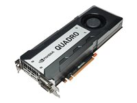 NVIDIA Quadro K6000 - Carte graphique - Quadro K6000 - 12 Go GDDR5 - PCIe 3.0 x16 - 2 x DVI, 2 x DisplayPort - pour ProLiant DL380 Gen9 High Performance, DL388p Gen8 Base 730874-B21