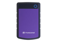 Transcend StoreJet 25H3P - Disque dur - 2 To - externe (portable) - 2.5" - USB 3.0 - violet brillant TS2TSJ25H3P