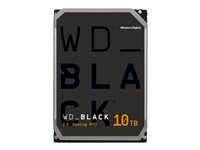 WD Black WD101FZBX - Disque dur - 10 To - interne - 3.5" - SATA 6Gb/s - 7200 tours/min - mémoire tampon : 256 Mo WD101FZBX
