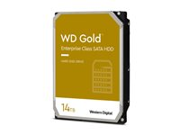 WD Gold WD142KRYZ - Disque dur - Enterprise - 14 To - interne - 3.5" - SATA 6Gb/s - 7200 tours/min - mémoire tampon : 512 Mo WD142KRYZ