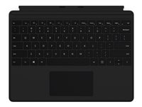 Microsoft Surface Pro Keyboard - Clavier - avec trackpad - rétroéclairé - Français - noir - commercial - pour Surface Pro X QJX-00004