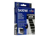 Brother LC1000BK - Noir - original - cartouche d'encre - pour Brother DCP-350, 353, 357, 560, 750, 770, MFC-3360, 465, 5460, 5860, 660, 680, 845, 885 LC1000BKBP