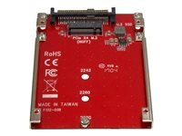 StarTech.com Adaptateur PCIe M.2 - U.2 SFF-8639 - Pour SSD M.2 PCIe NVMe - SSD PCIe - Carte PCI Express (U2M2E125) - Adaptateur d'interface - M.2 - M.2 Card - U.2 - rouge U2M2E125