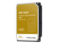 WD Gold - Disque dur - Enterprise - 24 To - interne - 3.5" - SATA 6Gb/s - 7200 tours/min - mémoire tampon : 512 Mo WD241KRYZ