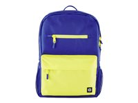 HP - Campus - sac à dos pour ordinateur portable - 15.6" - bleu, citron vert 7J596AA